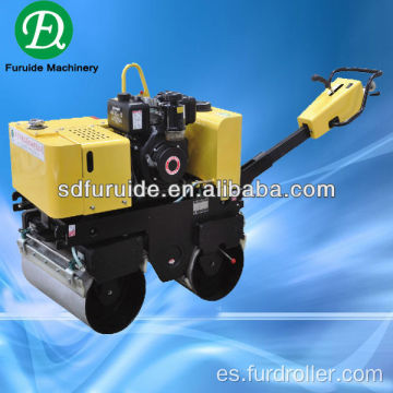 Rodillo compactador vibratorio autopropulsado de 2 toneladas con accionamiento de motor hidráulico (FYL-800C)